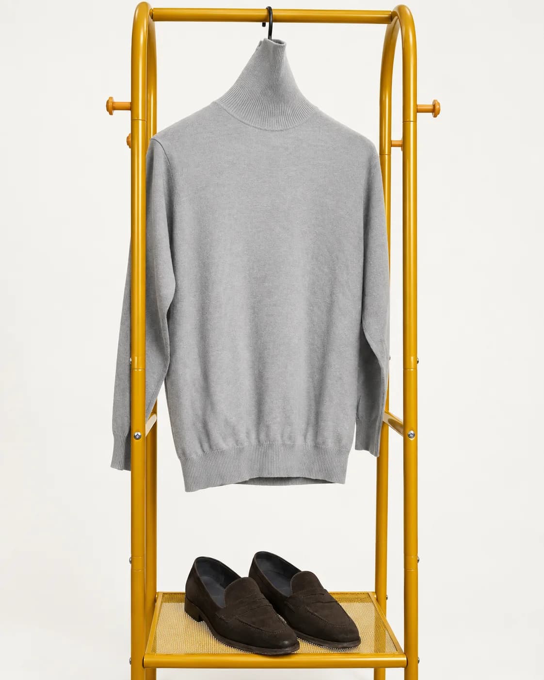 The Light Grey Turtleneck