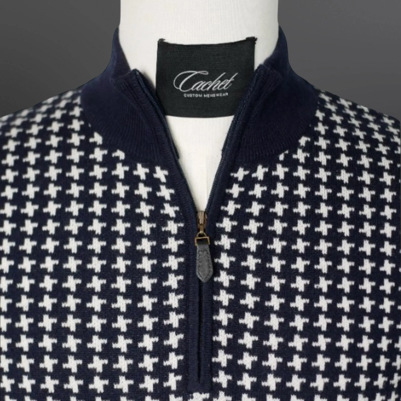 The Houndstooth Quarter Zip, photo 3 of 3