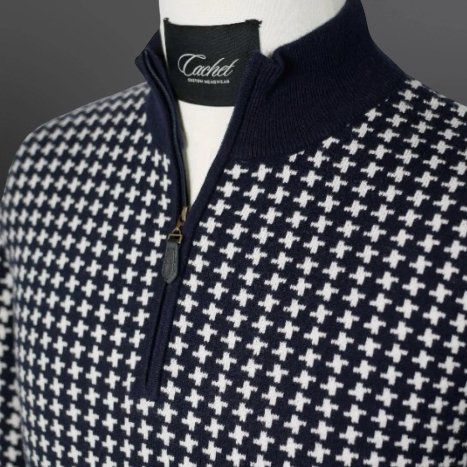 The Houndstooth Quarter Zip, photo 2 of 3